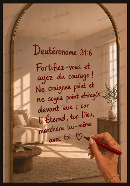Deutéronome 31:6