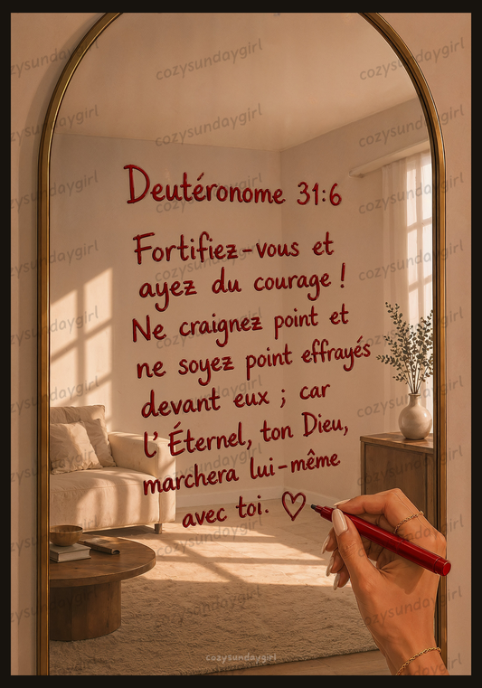 Deutéronome 31:6