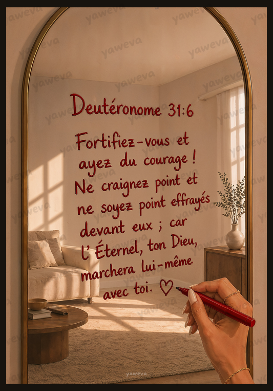 Deutéronome 31:6