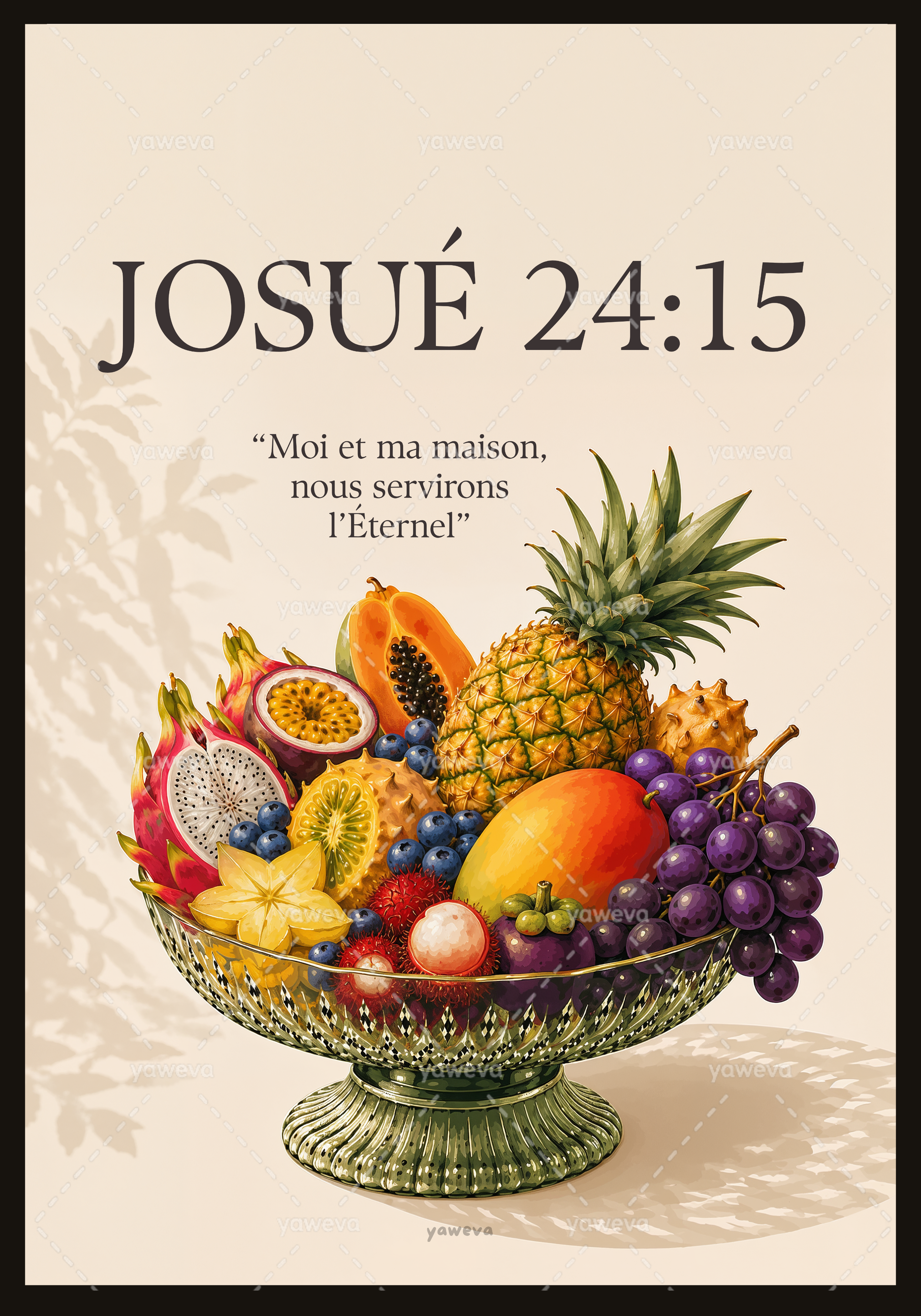 Josué 24:15 - Fruits