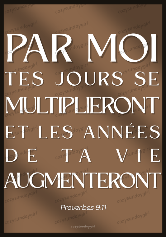 Proverbes 9:11